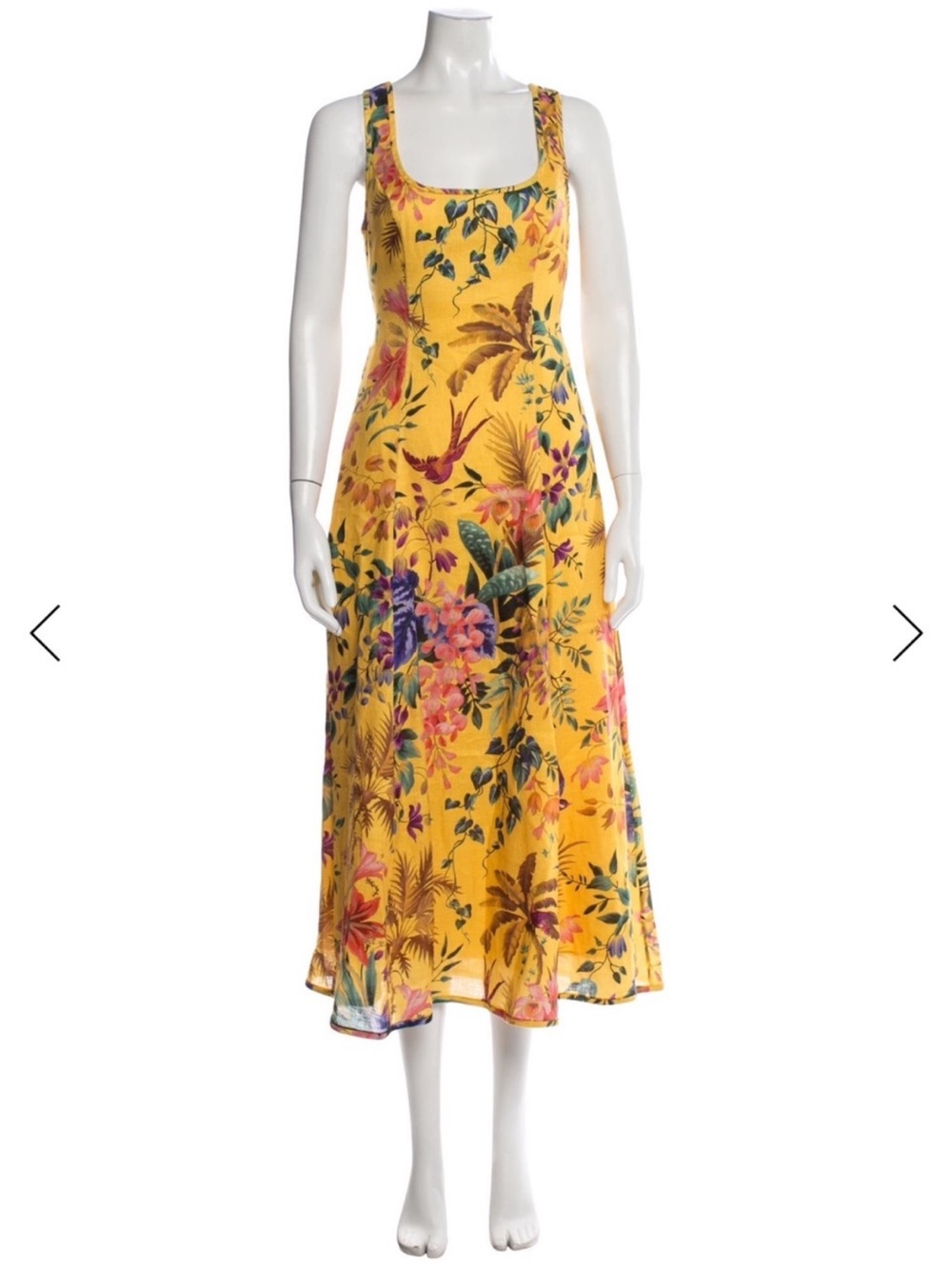Zimmerman Tropicana Midi Cut Out Dress